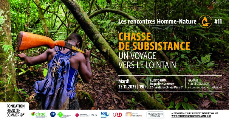 rencontres hommes nature conférence scientifique chasse de subsistance fondation françois sommer